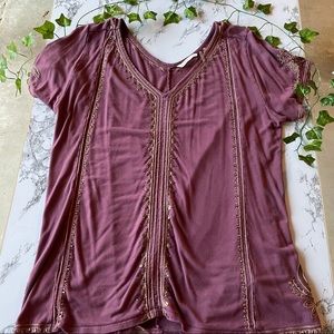 Soft Surroundings Beautiful Sequined Top